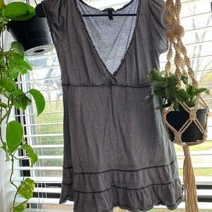 FANG Navy Striped Top